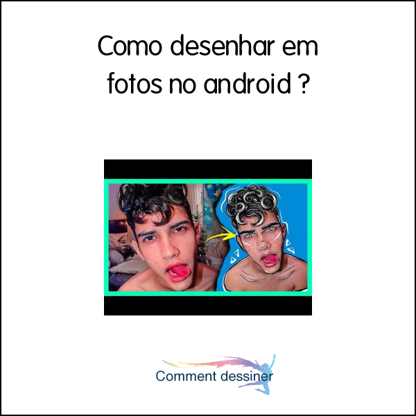 Como desenhar em fotos no android